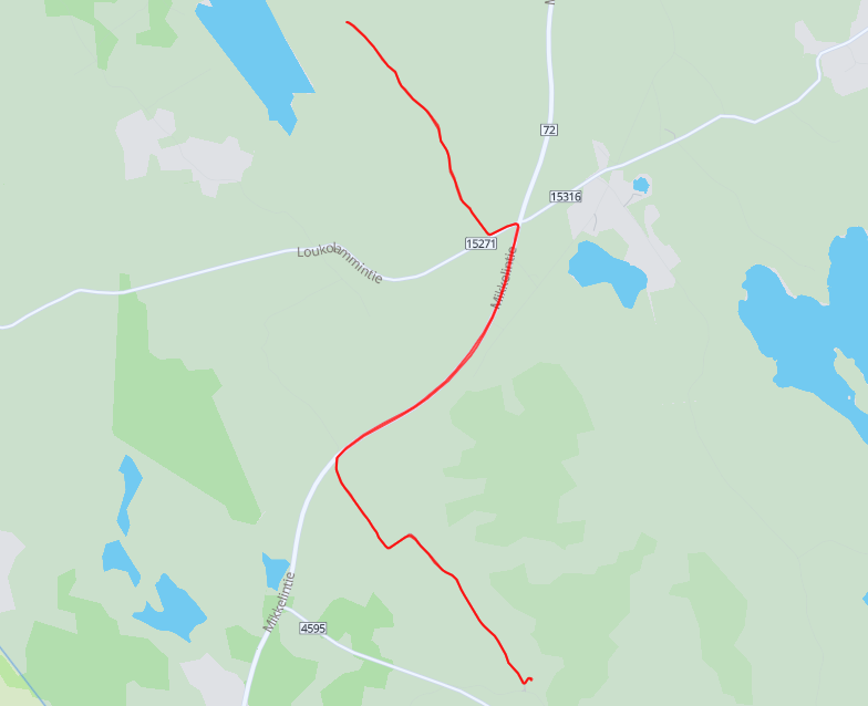 Lyhyt pyörälenkki, ruutuloiden metsästystä ja kuntoilutarvikkeita